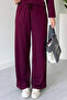 Women's Modal Fabric Polo Neck Long Sleeve Suit 1126 - 3