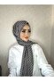 Dp7 Patterned Pera Ready-To-Wear Shawl with Snap Fasteners from the Chin Gold
