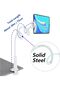 Tablet Stand Holder with Flexible Arm Clamp Mount for iPad and Kindle Fire, White - 4