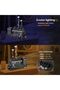 Train-Shaped Essential Oil Diffuser, 300ml Capacity, Cool Mist Aromatherapy with 2 Light Modes, Blac - 5