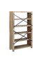 5-Tier Bookcase 80x30x140 cm Solid Wood Acacia - 4