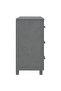 Sideboard HAMAR Dark Grey 90x40x80 cm Solid Pinewood - 2