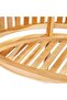 Banana Bench 200 cm Solid Teak Wood - 5