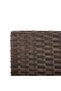 Garden Bench with Cushions 176 cm Brown Poly Rattan - 8
