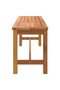 Garden Bench 110x35x45 cm Solid Wood Acacia - 2