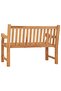 Garden Bench 114 cm Solid Teak Wood - 2