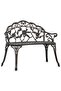 Bistro Bench 100cm Bronze Cast Aluminium