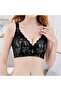 Front Closure Push Up Lace Bra, Wire-Free, Wide Strap (MGB04) - 5