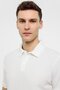 White Polo Neck Regular Fit T-Shirt - 4