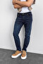 Dark Navy Slim Fit Denim Pants - 6