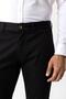 Black Slim Fit Cotton Side Pocket Chino Trousers - 3