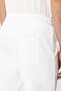 White Regular Fit Cotton Tie-Waist Jogger Pants - 4