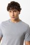 Anthracite Regular Fit 100% Cotton Crew Neck T-Shirt - 4