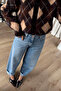 Blue High Waist Premium Balloon Jean