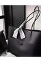 25Yg344 Women's Large Size Floter Leather Shopping Bag - 3
