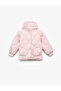 Long Sleeve Buttoned Hooded Quilted Coat
