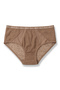 Women's High Waist Panties with Leopard Lace Tulle Detail and Love Elastic