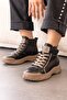 Lacy Imported Special Series Genuine Leather Women's Sports Boots Charcoal