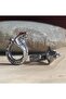 Compression Red Zircon Cobra Design S+ Quality 316L Stainless Tarnish-Free Steel Earrings Pair - 2