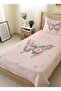 Pink Butterfly and Flower Patterned Children's Pique - 6