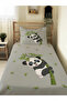 Panda Neşesi Children's Pique Set - 2