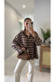 Denwera Brown Laser Cut Shirt - 2