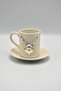 New Year's Silver Deer Detailed New Year Porcelain Cup Set - for 2 People