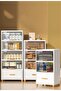 4-Layer Storage Boxes with Lids-Large Stackable Transparent Multi-layer Organizer for Home, Kitche - 5