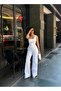 Side Detail Jeans Jumpsuit - 7