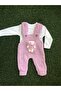 Baby Girl Teddy Bear Welsoft Romper and Bodysuit Set