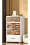 4-Layer Storage Boxes with Lids-Large Stackable Transparent Multi-layer Organizer for Home, Kitche