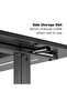 Rectangular Manual Sit-Stand Desk - 7