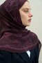 Soft Glow Muslin Shawl - Purple - 3