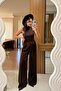 Prowe Bitter Coffee Palazzo Pants