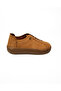 605 Tan Nubuck Leather Casual Women's Shoes - 2