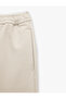 Beige Men's Drawstring Trousers - 6