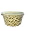 14 oz Cardboard Soup-Ashura Bowl with Transparent Lid Disposable 100 Pieces - 2
