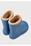 Verona Borregui̇to Children's Fur-Lined Rain Boots W10340 Blue - 2