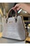 Evening Dress Classic Case Bag Laser Shiny Stone Detail Large - 2