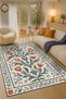 Mosso Floral Pattern Woven Base Modern Decorative Carpet Mosso1367 - 2
