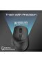 Wireless Mouse, Ergonomic Silent Click Optical 2.4GHz,2200DPI, USB Nano Receiver-Samit Black - 3