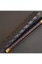 Stylish Casual & Business Model Braided Leather Men's Bracelet with Gold Color Magnetic Steel Clip - 5