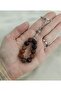 Tasbih Keychain 11 Pieces 10 mm Natural Stone Agate Sardonyx Mini Tasbih - 2