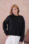 Kadı Bisiklet Yak Lace-Like Knit Oversized Knitwear Sweater - 2