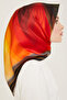 Silk Scarf 9112D (Twill) (Nostalji̇)-20 - 3