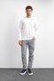 Ecru Regular Fit Knit Sweater
