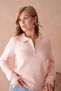 Women's Polo Neck Zipper Detail Knitwear Sweater - 2