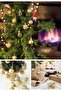12-Piece Christmas Pine Tree Ornament Set – 4 cm Shiny & Glitter Mixed Ball Ornaments Christmas Pine Tree Ornament - 3