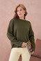 Kadı Bisiklet Yak Lace-Like Knit Oversized Knitwear Sweater - 4
