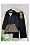 Leopard Printed Hooded Double Set